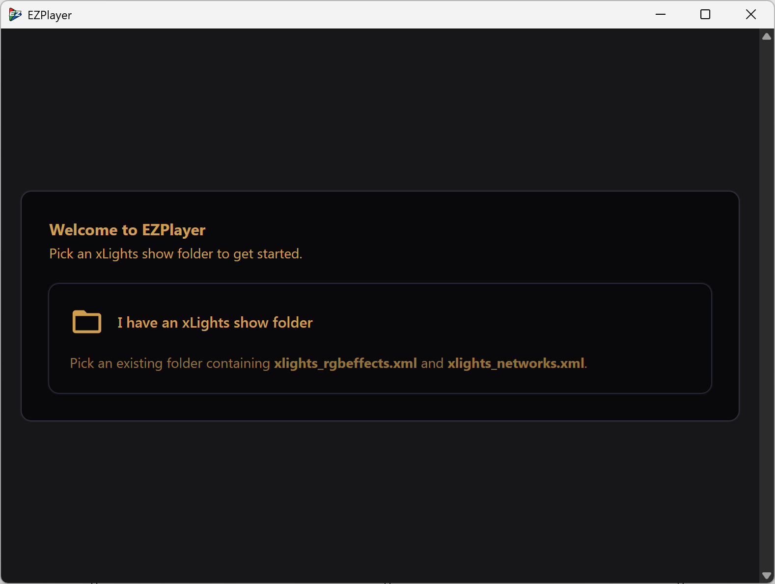Choose Show Folder